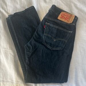 Levi's 501 Men's Deep Indigo Straight Jeans. W31. L30